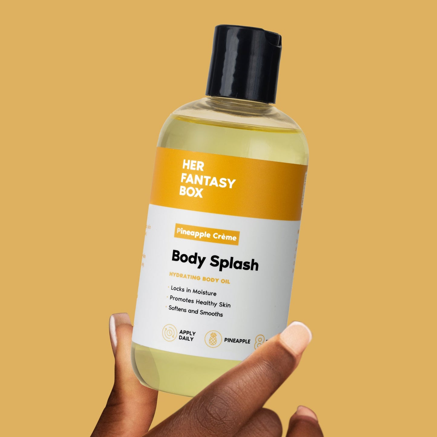 Body Splash - Skin Smoothing Body Oil  (Pineapple Creme)