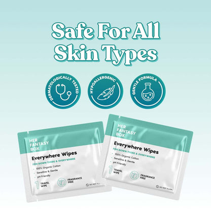 Everywhere Wipes Travel Size - 180 Wipes, 12 Pack
