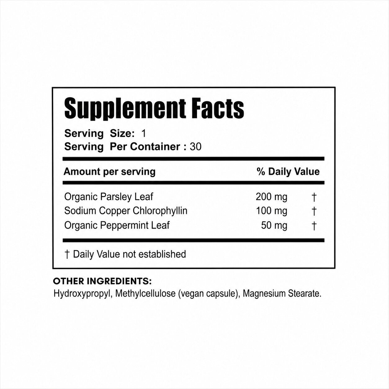 Body Magic Chlorophyll Pill for Feminine Odor - 3 pk