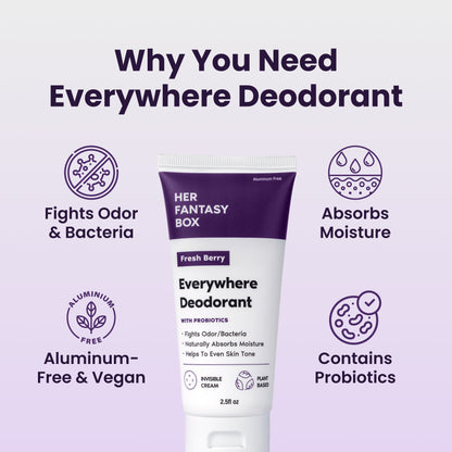 Everywhere Deodorant (Berry) - Long Lasting Odor Block