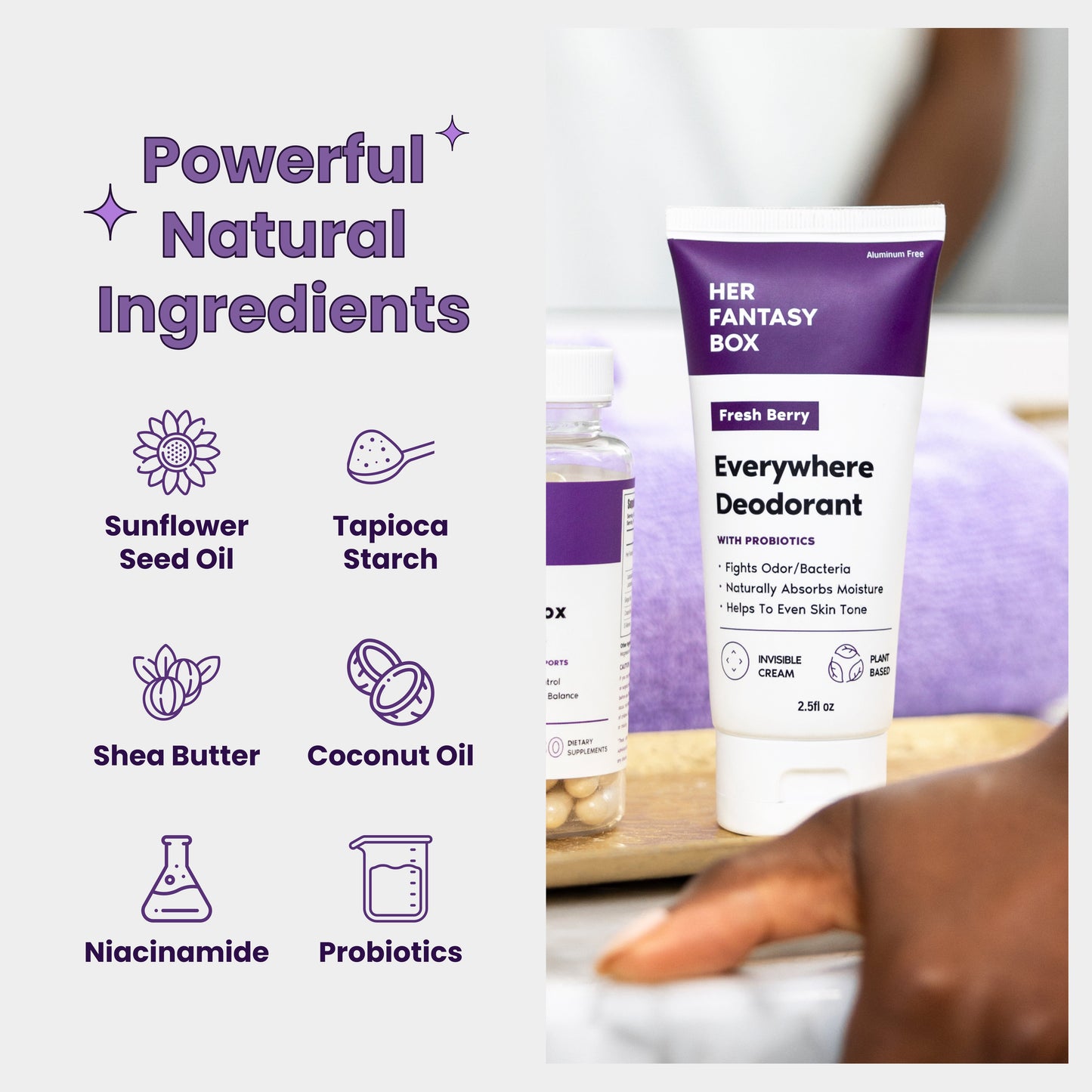 Everywhere Deodorant (Berry) - Long Lasting Odor Block