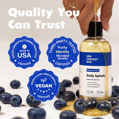 Body Splash - Skin Smoothing Body Oil (Blueberry Créme)